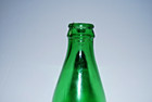 Vtg 1970s Mountain Dew Green Glass Bottle 10 Oz Embossed No Deposit No Refill
