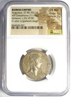 Augustus Ar Cistophorus Tetradrachm Roman Silver Coin 20 Bc - Ngc Choice Au