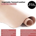 Elw Vegetable Tanned Leather Shoulder Pre-cut 16-18 Sq Ft   8-9 Oz   