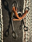 Used Low Port  Grazing Bit With Leather Curb Strap