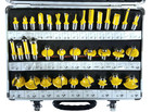 35 Piece Edm Router Bit Set - 1 2  Shank - Tungsten Carbide Bits - Aluminum Case