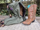 Derby Originals Padded Waterproof Boot Bag - Carry Bag For Boots - Western