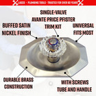 31641sn Price Pfister Shower Trim Kit With Brass Escutcheon With Screws  Tube An