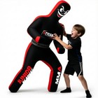 Un-filled Wrestling Dummy For Kids     Youth Grappling Dummies 4ft   48   Black 