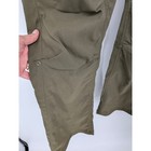 Prana Halle Hiking Pants Women 8 Green Convertible Straight Leg Cargo Stretch