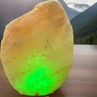Himalayan Salt Lamp Color Changing Led Light Natural Crystal Rock Wood Base 5 5   