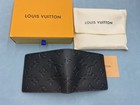Black Bifold Men s Wallet Folding Credit Card Logo Accent Solid