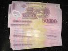         vietnam 50000 50k Dong Banknote Polymer World Currency Collection Money P121