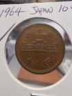 1964 Japan 10 Yen Coin