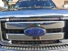 Fit 11-16 Ford F250 F350 F450 Pair Bumper 31   Slim Led Light Bar remote
