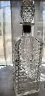 Vintage Whisky  Bourbon Clear Mcm Bottles Decanters Set Of 2