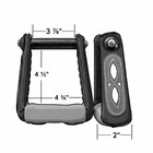 Estribos Charros Economicos Cafe Horse Saddle Stirrups