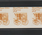 Us Error Stamps  2136a Breadwagon  Imperf Pnc6  2 Mnh  250 