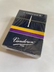 Vandoren  4 Bb Clarinet Reeds   blue Box   old Stock  New In Sealed Boxes