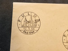 Ww2 Nazi German Third Reich Nsdap Cover Letter Fdc Fulda 1944 W Cancel   Stamp