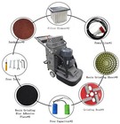 Concrete Floor Grinder Cement Ground Polishing Machine With 9 Grinding Head 220v