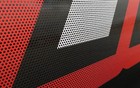 Custom Printed Perforated Vinyl Window Film With Lamination     One Way Vision Car