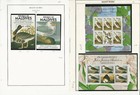 Maldive Stamp Collection On 5 Pages  Mint Sets 1985-86 Birds Audubon  Jfz