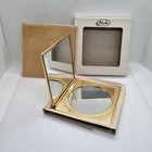 Vintage Compact Mirror  Japanese Style  flower Cart  Motif Compact