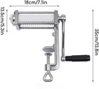 Manual Meat Tenderizer Cuber Machine Commercial Clamp On Spiked Rolling Tool