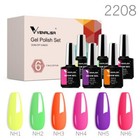 Gel Nail Polish 6 12pcs set Color Rubber Base Jelly Nude Collection Summer Gel