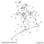 Polaris Steering Shaft  Lower  For Rzr Models  Genuine Oem - 1824796