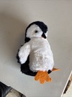 Vintage 1974 R Dakin Penguin Plush Stuffed Animal Orange Felt Feet Rare
