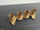 Vintage Gold Tone Lipstick Holder For Four Lipstick Applicators