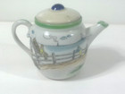 Child s China Tea Set Vintage Breakable Dutch Scene One Setting Miniature Japan