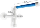 Czwestc Bird Shower Perch With Suction Cup  Parrot Window Perch Stand  Parake   