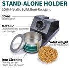 Soldering Iron Holder D-2 Heat Resistant Tip Cleaner Brass Wool Sponge Storage 