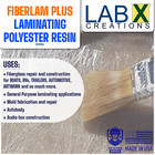 Fiberlam Plus 3 Gallon Fiberglass Resin  mekp  for Laminating Cloth  Mat strand 