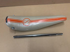 Schwinn Stingray 1968 Orange Krate Bicycle Banana Seat   14 1 2 Post Restored