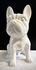Hey Bulldog  9    Apropos White Bulldog Puppy Ceramic Figurine  Adorable 