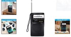 Pocket-sized Am fm Radio With Analog Tuning For Outdoors   Indoor Listening
