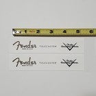 Fender Tele Waterslide Guitar Neck Headstock Decals With Cs Logo  set Of 2 
