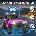 12v Kids Ride On Toy Electric Car Battery Power Wheel Jeep W remote Control Led