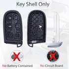 Key Fob Shell Case Replacement Fits For Jeep Grand Cherokee Compass Dodge