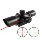 2 5-10x40 Compact Scope Illuminated Mil-dot Redlaser tactical Red Dot Laser Us