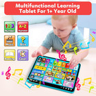 Trilingual Learning Tablet With Music For Toddlers  Ages 1-3 Years