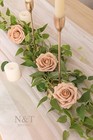 N t Nieting Artificial Flowers  50pcs Foam Roses Fake Brown Flowers For Diy Wedd