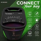 Portable Dual 10    Karaoke Party Speaker W  Microphone - Bluetooth  Usb  Fm