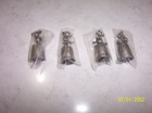 Vintage Disney Pewter Thimbles Set Of 4 Mickey   Minnie Mouse   Donald And Goofy