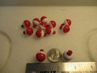 12 Mini Hi Vtg Round Plastic Snap On Fishing Floats Bobbers Panfish Trout Usa
