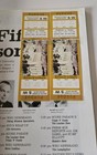 1981 Iowa Vs Purdue Official Football Program W  4 Ticket Stubs