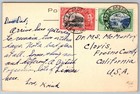 East Indian Temple Trinidad B w i  1941 Postcard Port Of Spain Men E171