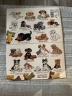 An Encyclopedia Of Puppies Craft Book  32 Cross Stitch Designs 17 Page Kooler