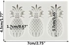Pineapple Silicone Mold For Polymer Clay Diy Crafts Resin Soap Candle Casting