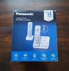 Panasonic Kx-tgd832w Cordless Phone 2 Handsets White Robo Call Block Answering