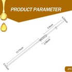 2 Pcs Brake Bleeder Hose Kit  Filler Pipe Clutch Hydraulic Brake One-way Check V